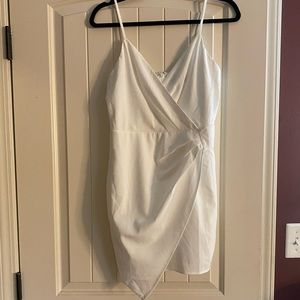 White Blue Blush Dress